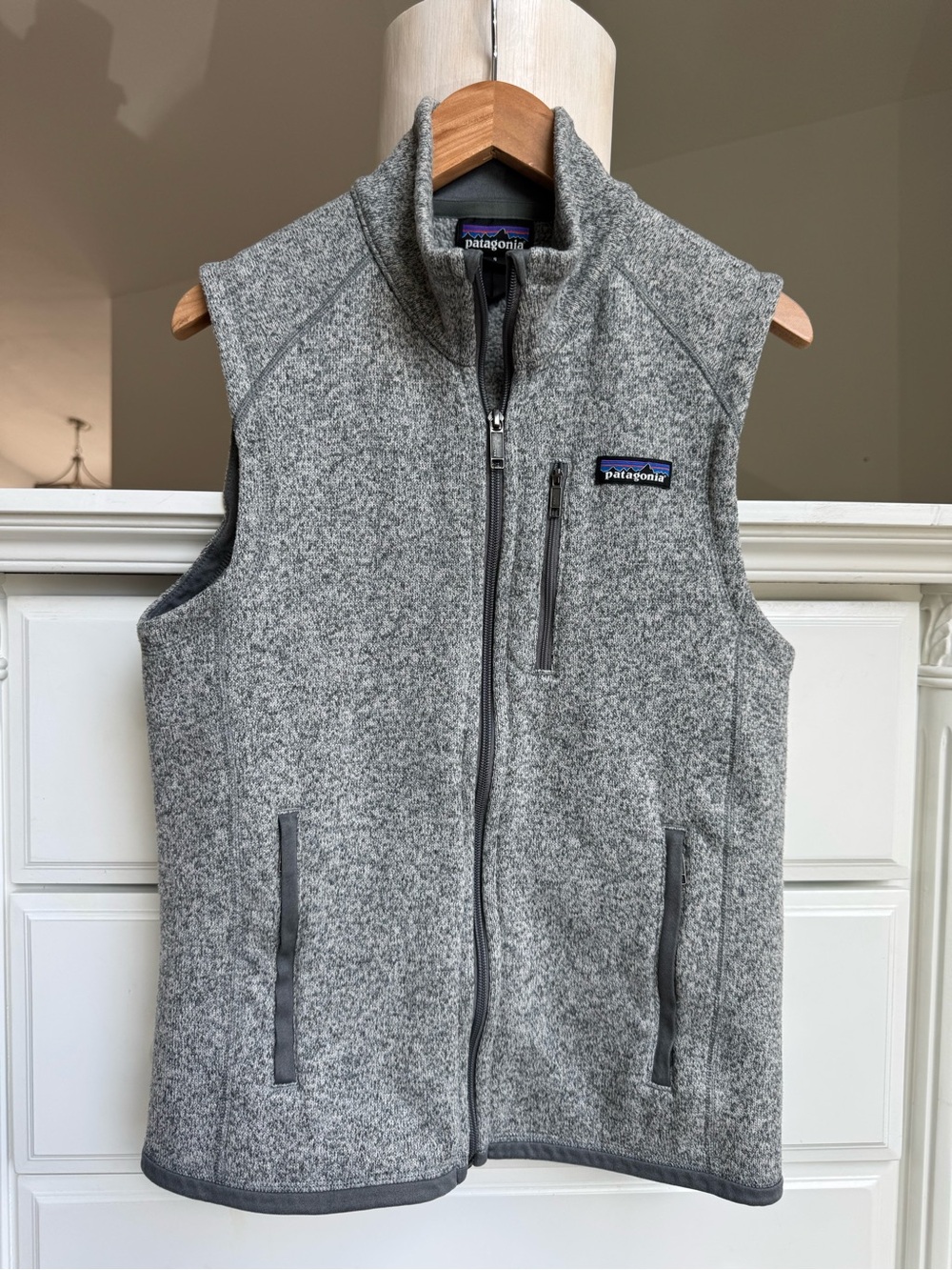 Patagonia Women’s Better Sweater Gray Full-Zip Fleece Vest – Size S